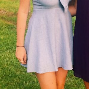Linen Off the Shoulder Sundress